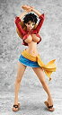 【中古】Portrait.Of.Pirates ワンピース I.R.O モンキー D ルフィ(メガトレショップ プレミアムバンダイ ジャンプキャラクターズストア 東映アニ