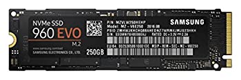 【中古】Samsung SSD 250GB 960EVO M.2 Type2280 PCIe3.0×4 NVMe1.2 3年保証 正規代理店保証品 MZ-V6E250B/IT