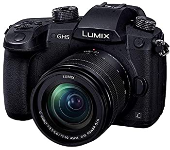 【未使用】【中古】パナソニック ミラーレス一眼カメラ ルミックス GH5 レンズキット 標準ズームレンズ付属 ブラック DC-GH5M-K