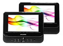 【中古】Sylvania SDVD7750 / SDVD7750BR SDVD7750デュアル7インチポータブルLCD DVDプレーヤー - ブラック - 再認...