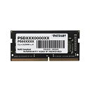 【中古】PATRIOT パトリオットメモリ ノートパソコン用メモリ DDR4 2400MHz (PC4-19200) 1.2V 16GB SODIMM PSD416G24002S(2)