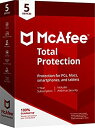 【中古-非常に良い】McAfee Total Protection - Box pack (1 year) - 5 devices - Win, Mac, An...