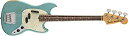 【中古-非常に良い】Fender エレキベース JMJ Mustang Bass?, Faded Daphne Blue
