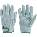 【中古-非常に良い】TRUSCO(トラスコ) オイル加工革手袋 マジック式 Mサイズ TYK-717PW-M