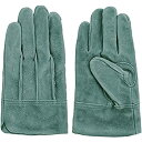 【中古】富士グローブ オイル66LL 5353 牛床革オイル加工手袋(袖なしタイプ)