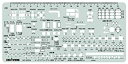 【中古-非常に良い】ドラパス テンプレート E502N インテリアレイアウト定規 1:200 31502