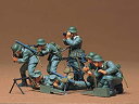 【中古】タミヤ 1/35 ミリタリーミニチュアシリーズ No.38 ドイツ陸軍 歩兵機関銃チームセット プラモデル 35038