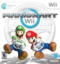 【中古-非常に良い】Mario Kart With Wii Wheel / Game