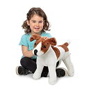 【未使用】【中古】Melissa & Doug Giantジャックラッセル・テリア???Lifelike Stuffed Animal Dog ( over 12?inches tall )