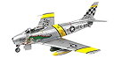 【未使用】【中古】アカデミー 1/48 F-86F セイバー “ハフ・ザ・ドラゴン