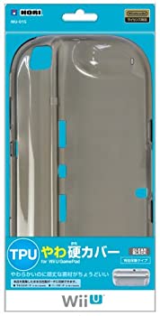 【未使用】【中古】(Wii U)任天堂公式ライセンス商品 TPUやわ硬カバー for Wii U GamePad クリアブラック [ 背面保護タイプ ]