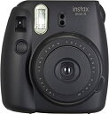 【中古-非常に良い】FUJIFILM インスタントカメラ チェキ instax mini 8 ブラック INS MINI 8 BLACK