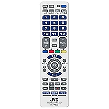 【未使用】【中古】JVCケンウッド(ビクター) リモートコントローラー(ホワイト) RM-A633-W