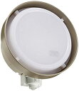 【未使用】【中古】東芝ライテック LED一体形アウトドアブラケット マルチセンサー付ポーチ灯 ウォームシルバー φ180
