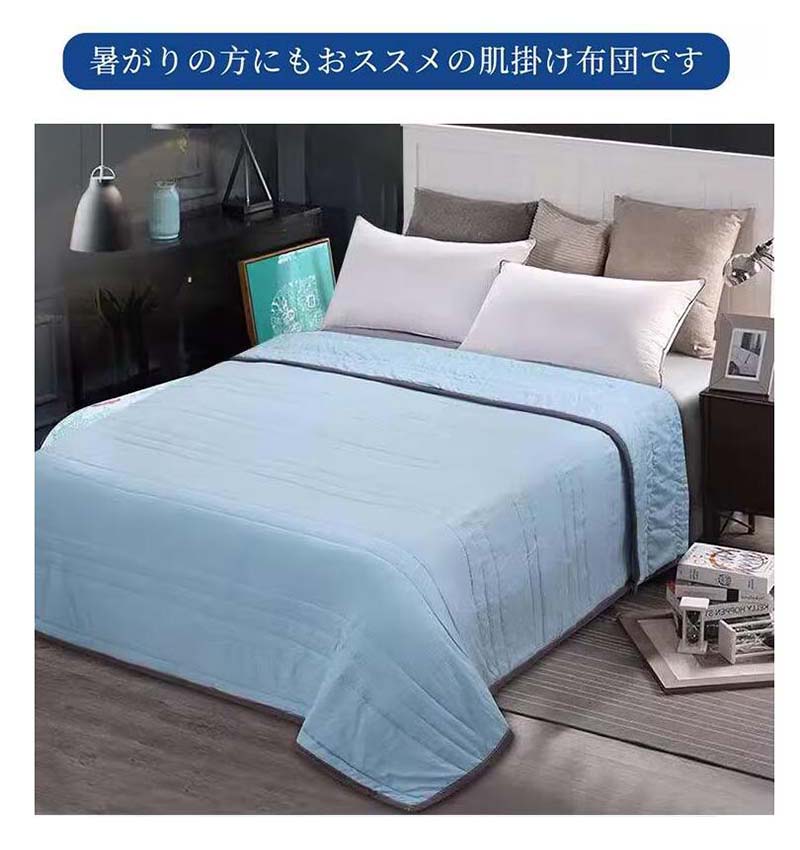 夏布団 掛け布団 夏掛け布団 夏ふとん 肌掛け布団 肌掛布団 肌掛けふとん 涼寝具 ひんやり寝具 夏 掛布団 ケット タオルケット [2]