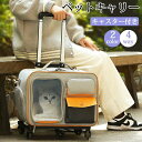 【P20!】ペットキャリー ペットキャリーカート ペットバッグ リュック キャスター付き 猫 キャリーバッグ 犬 小型犬 キャリーケース メッシュ 窓 散歩 折...
