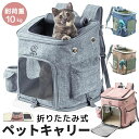 【P20!】ペットキャリー リュック バッグ ペットキャリーバッグ 猫 小型犬 折りたたみ 猫キャリー おしゃれ ペットキャリーケース 猫キャリーバ