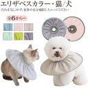 ペット用品 ひまわり エリザベスカラー ペット首輪 ストレスフリー 介護 調節可能 傷口保護 傷舐め防止 手術/怪我/皮膚病介護用品 引っ