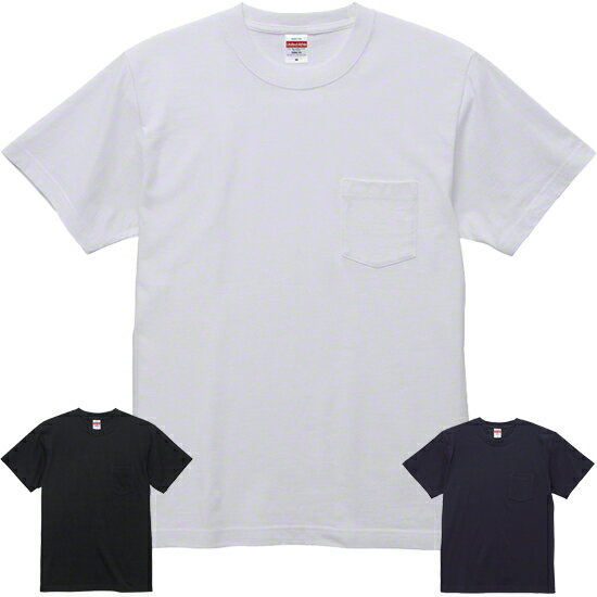 tシャツ メンズ 半袖 UnitedAthle(ユナイテッドアスレ)　5.6ozハイクオリティーTシャツ（ポケット付）【2050061】