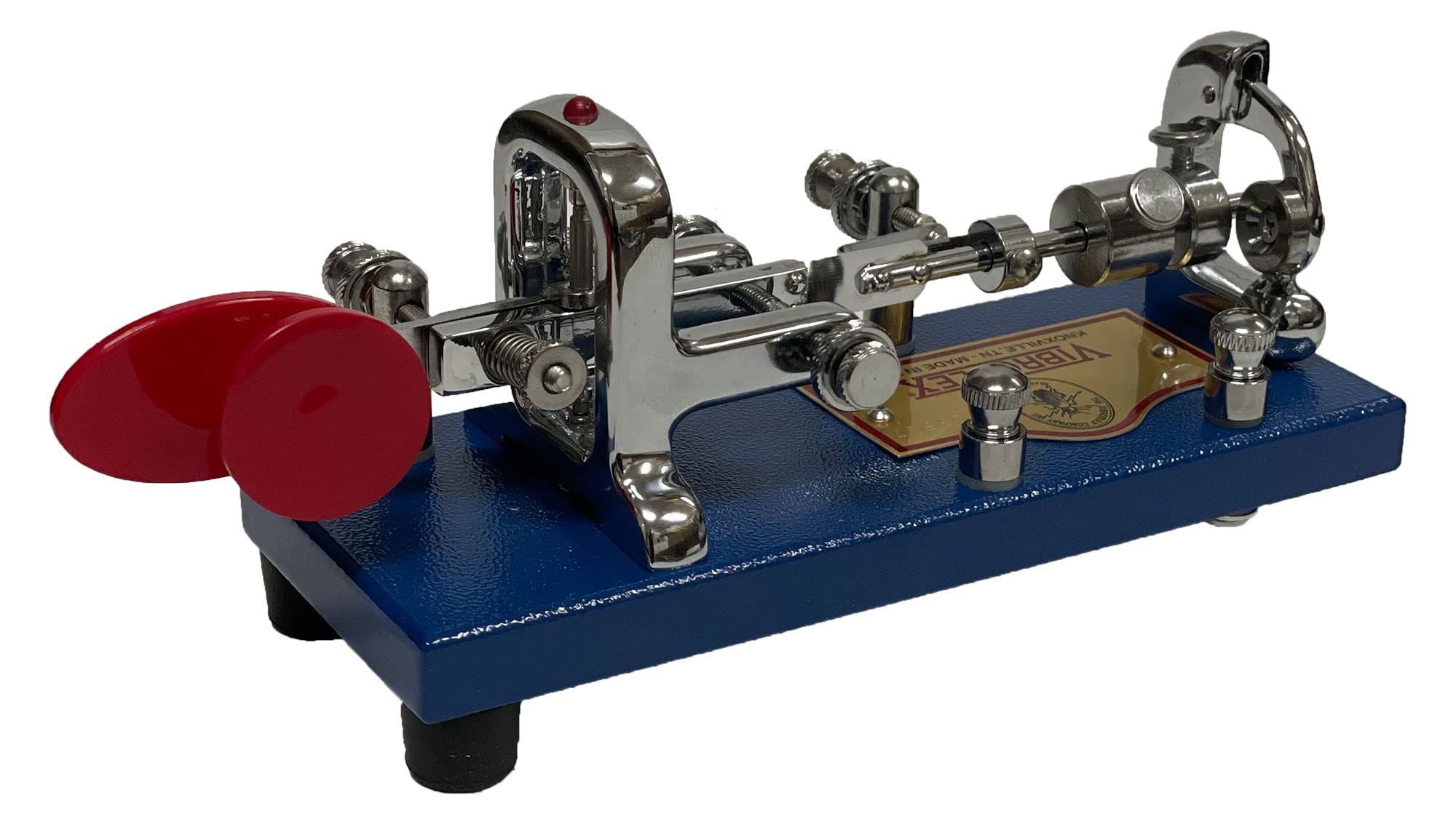 VIBROPLEX バイブロプレックス Blue Racer ブルーレーサー Standard BUG blue base 半自動電顕 バグキー アマチュア無線 電信 CW モールス信号 送料無料