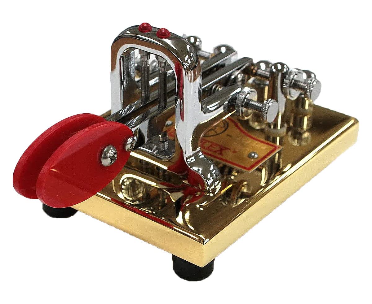 VIBROPLEX バイブロプレックス Iambic gold アイアンビック ゴールド 双レバーマニュピレーター アマチュア無線 電信 CW モールス信号 送料無料