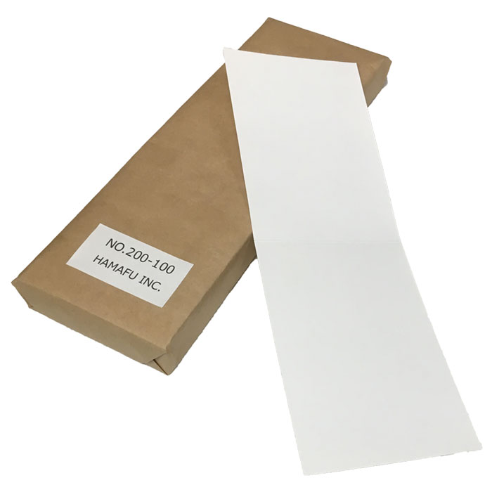 NO.200-100 グリーティングカード仕様/両面白色無地ハガキ（100mmx296mm）国産上質180kg 【100枚】