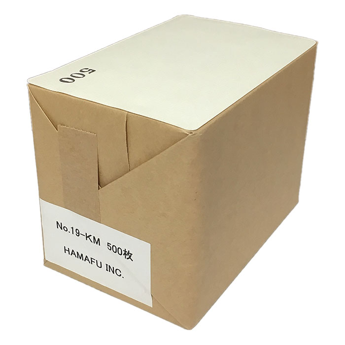 NO.19KM 表面加工両面無地ハガキ ボス絹・【角丸】(100mm X 148mm) 130kg 【500枚】