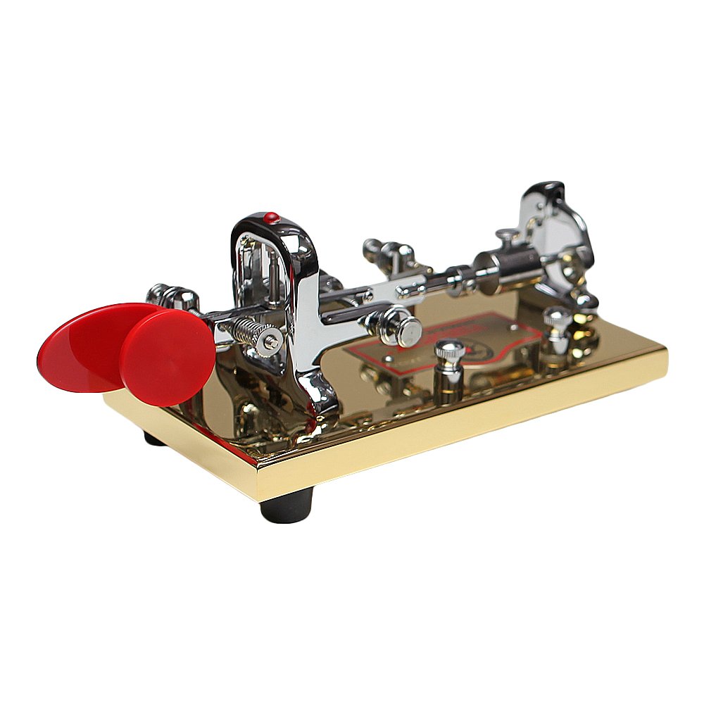 VIBROPLEX バイブロプレックス ORIGINAL GOLD オリジナル ゴールド 半自動電顕 バグキー アマチュア無線 電信 CW モールス信号