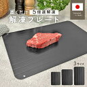 【GW限定!!全品5%OFF】【楽天1位!! 家事ヤロウ で紹介】解凍プレート 急速解凍 自然解凍 家庭用 解凍 プレート まな板 正規品 3mm 業務用 冷凍...