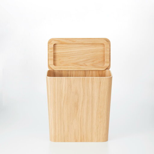 木製ごみ箱用フタ オーク材突板・角型
