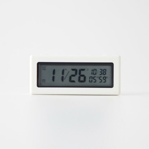 デジタルタイマー時計ホワイト／型番：DKC‐52
