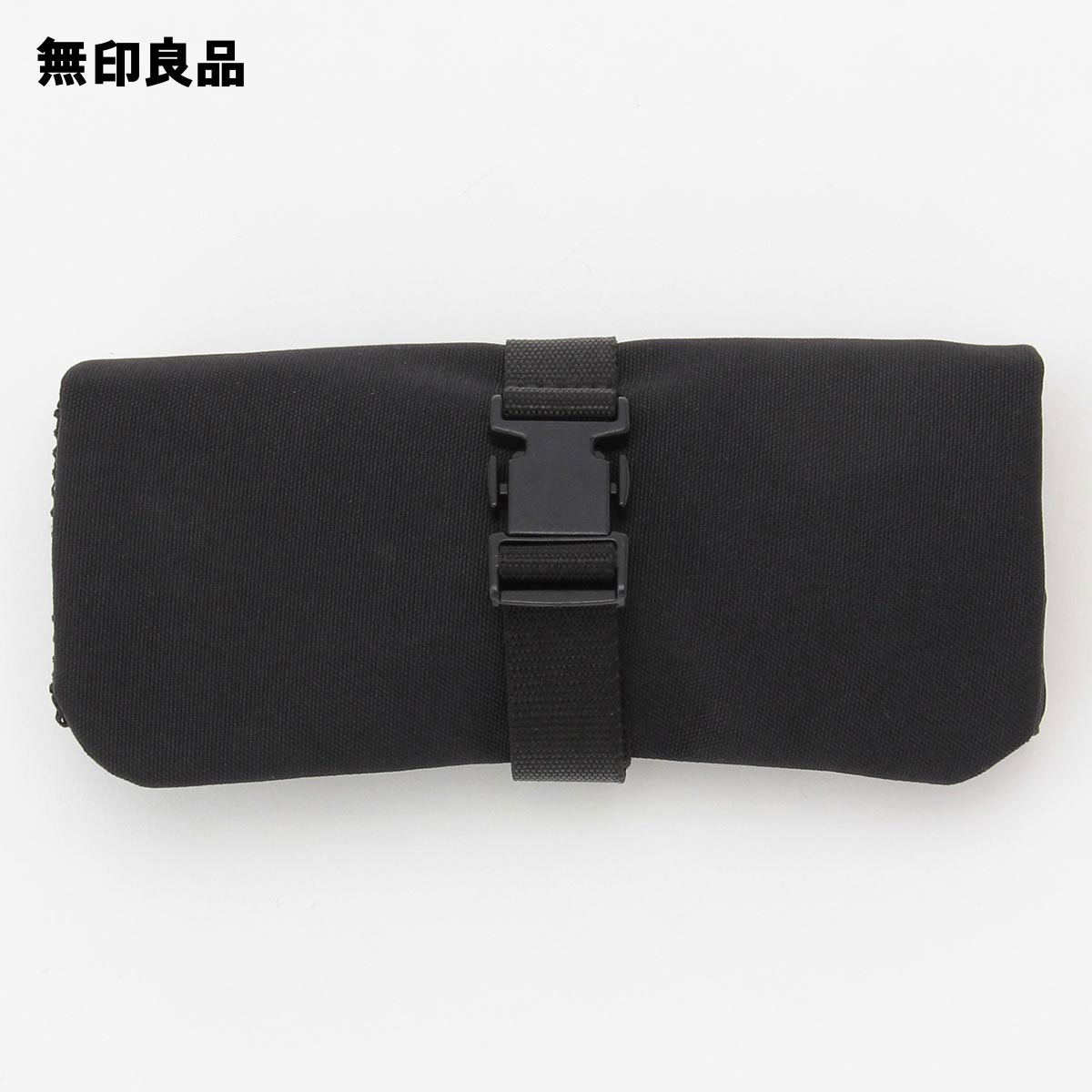 【無印良品公式】ポリエステル吊るせるケース小物ポケット黒・約12×18cm