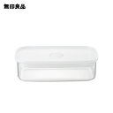 【無印良品 公式】フタをしたまま電子レンジで使える バルブ付き密閉保存容器 中約幅12×奥行20×高さ5.5cm