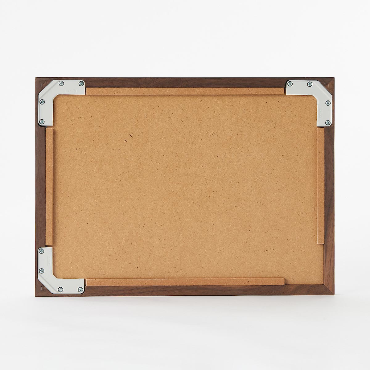 壁に付けられる家具ミラー ウォールナット材 小