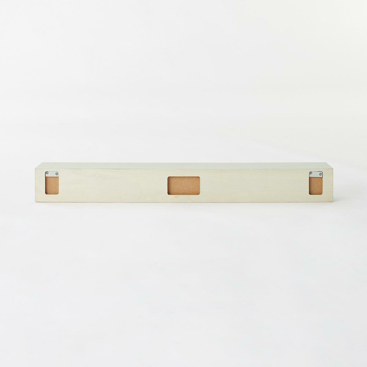 壁に付けられる家具棚 オーク材突板 ライトグレー88cm