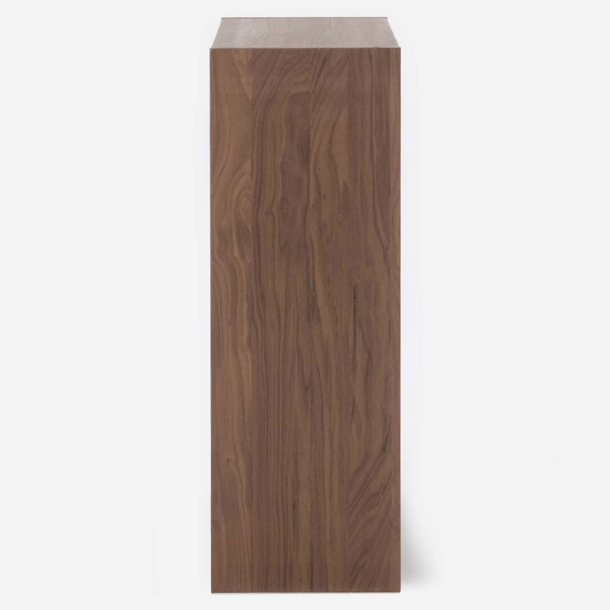 スタッキングシェルフ・ワイド・2段・ウォールナット材 幅81．5×奥行28．5×高さ81．5cm