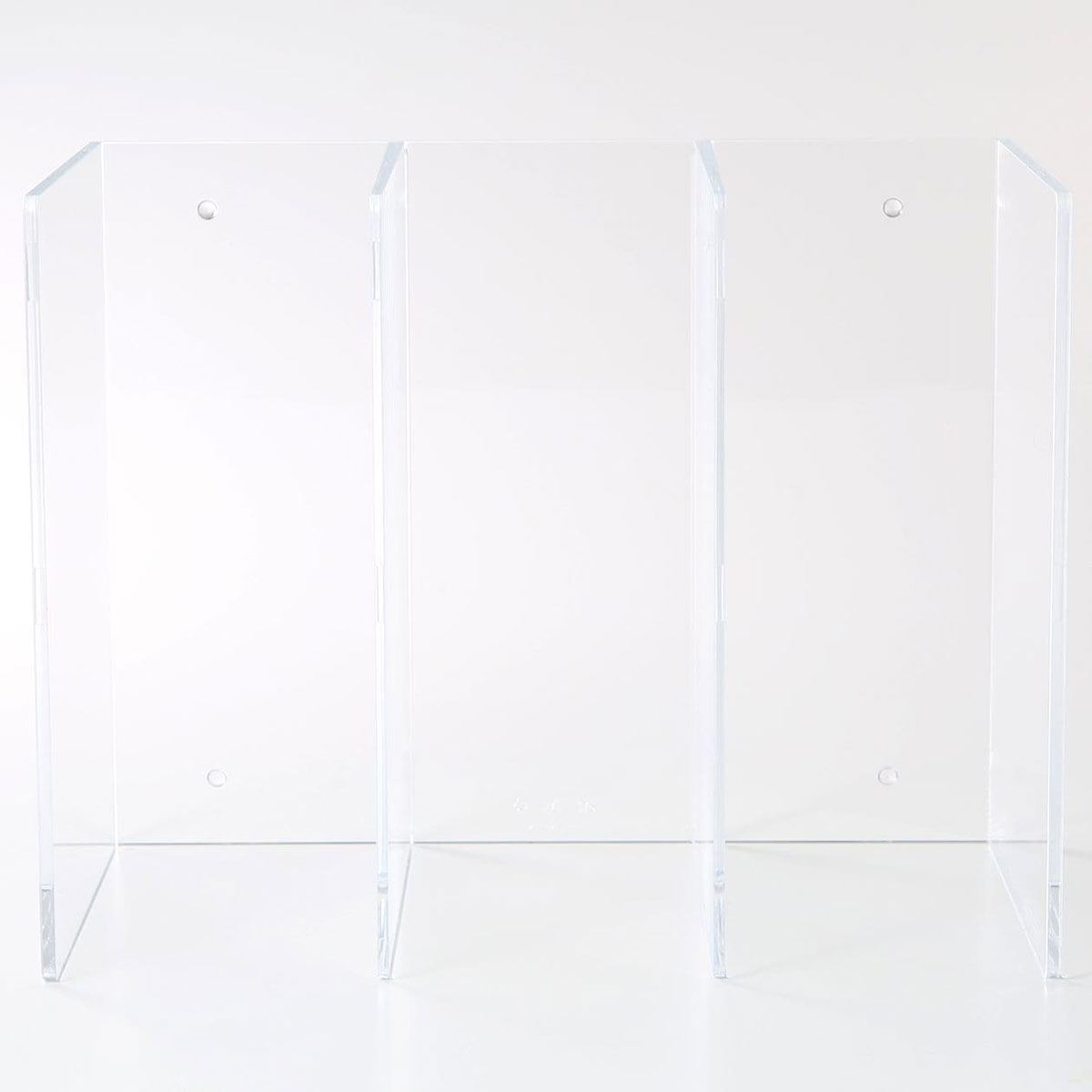 アクリル仕切りスタンド 3仕切り・約26．8×21×16cm