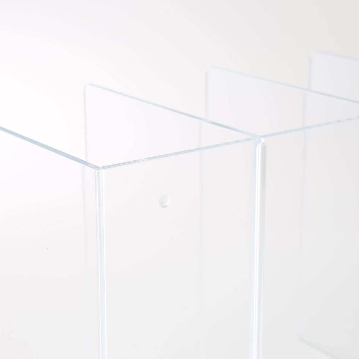 アクリル仕切りスタンド 3仕切り・約26．8×21×16cm