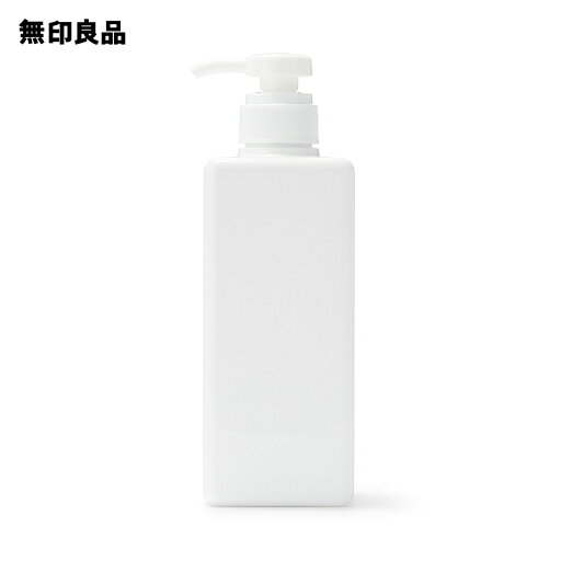 無印良品のPET詰替ボトル ホワイト　600mL(ランドリー・バス・トイレ用品)