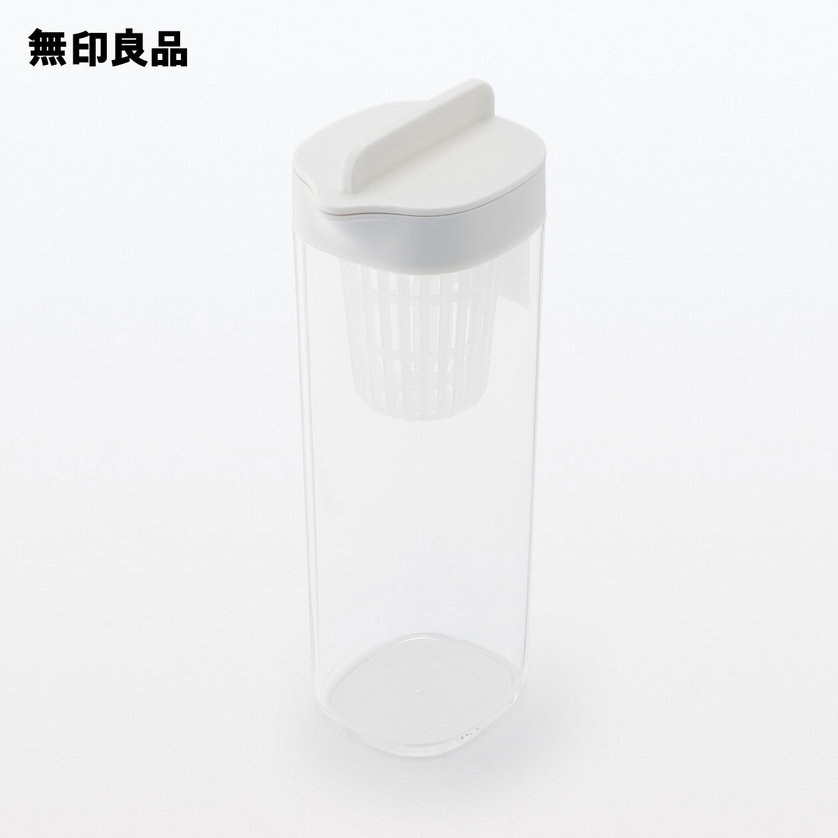 横置きできる ストレーナー付き冷水筒・冷水専用約1L