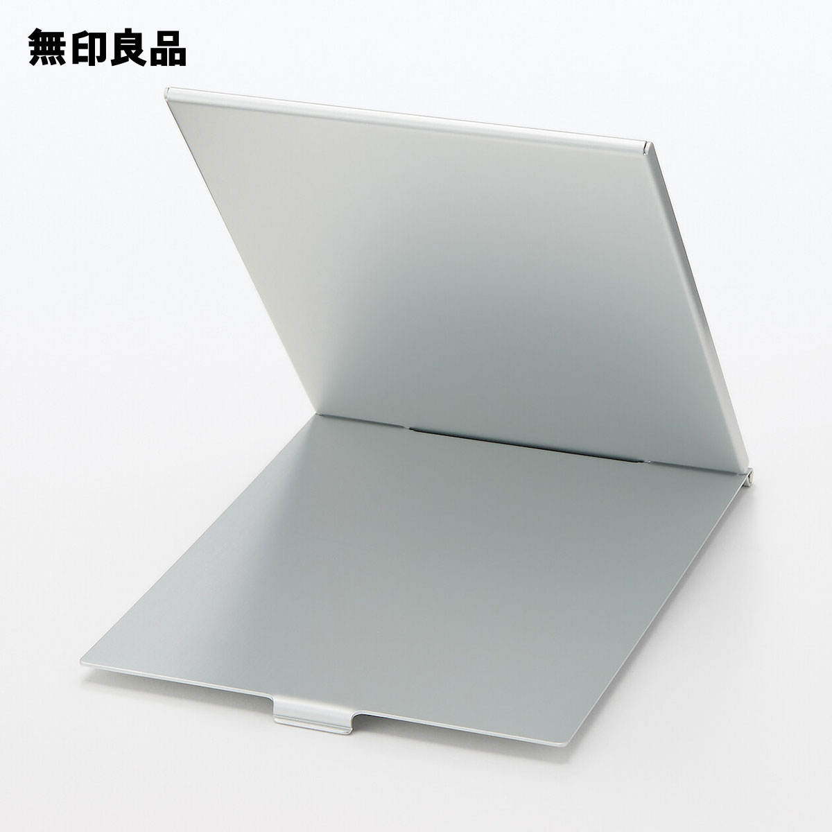 アルミ折りたたみミラー　L／164×126×5．3mm