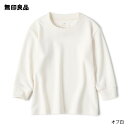 【無印良品 公式】あたまするっと起毛スムースクルーネック長袖Tシャツ（ベビー）