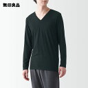 【無印良品 公式】あったか綿 Vネック長袖Tシャツ（紳士）