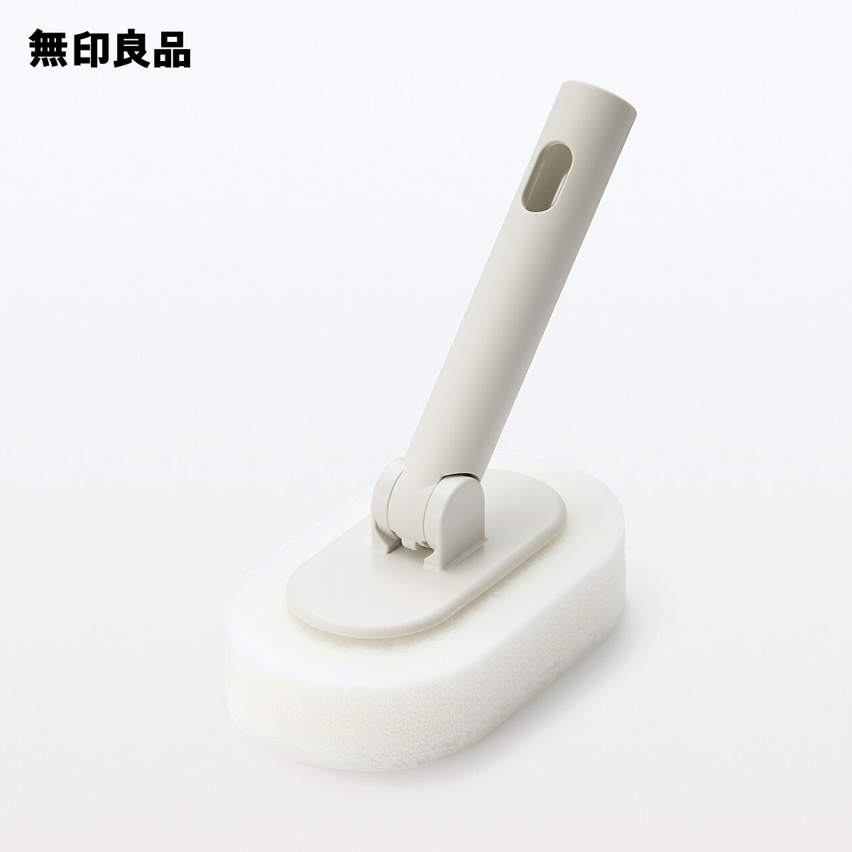 ヘッドが付け替えられる バス用スポンジ・約幅8．5×奥行15×高さ17．5cm