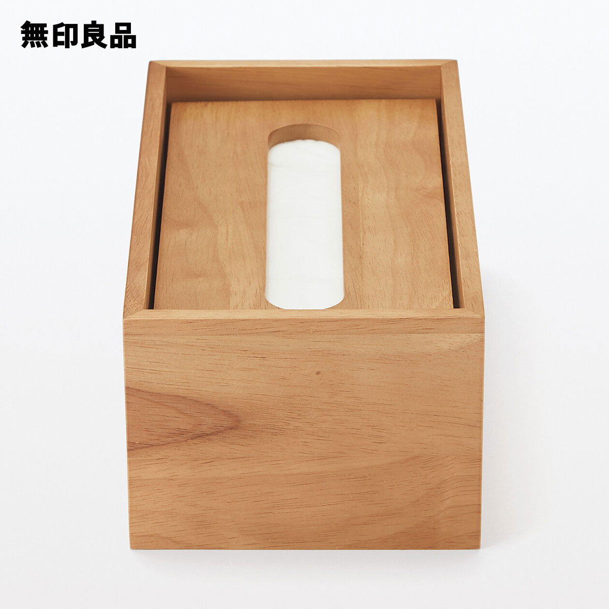 木製ティシューボックス／箱ティシュー用・内寸約幅24．5×奥行12×高さ9cm