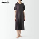 【無印良品 公式】婦人 なめらか天竺 接触冷感 半袖ワンピース