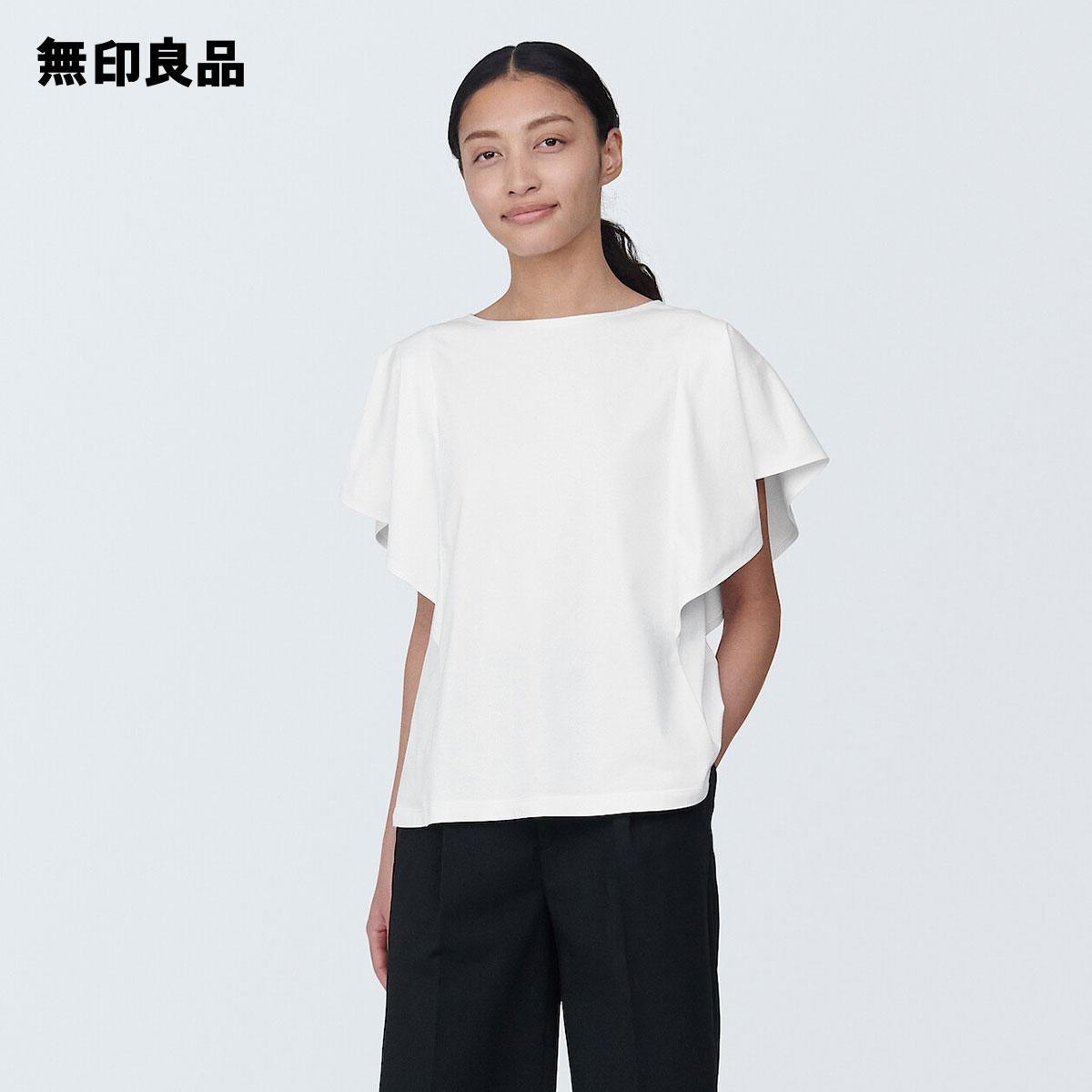 【無印良品 公式】婦人 涼感UVカットブラウスTシャツ