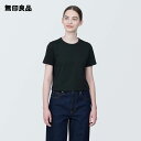 【無印良品 公式】婦人　ムラ糸ショート丈半袖Tシャツ（クルーネック）