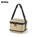 【無印良品 公式】たためるソフトクーラーバッグ・ショルダーベルト付 ベージュ 約28×22×19cm 12L 防災 アウトドア