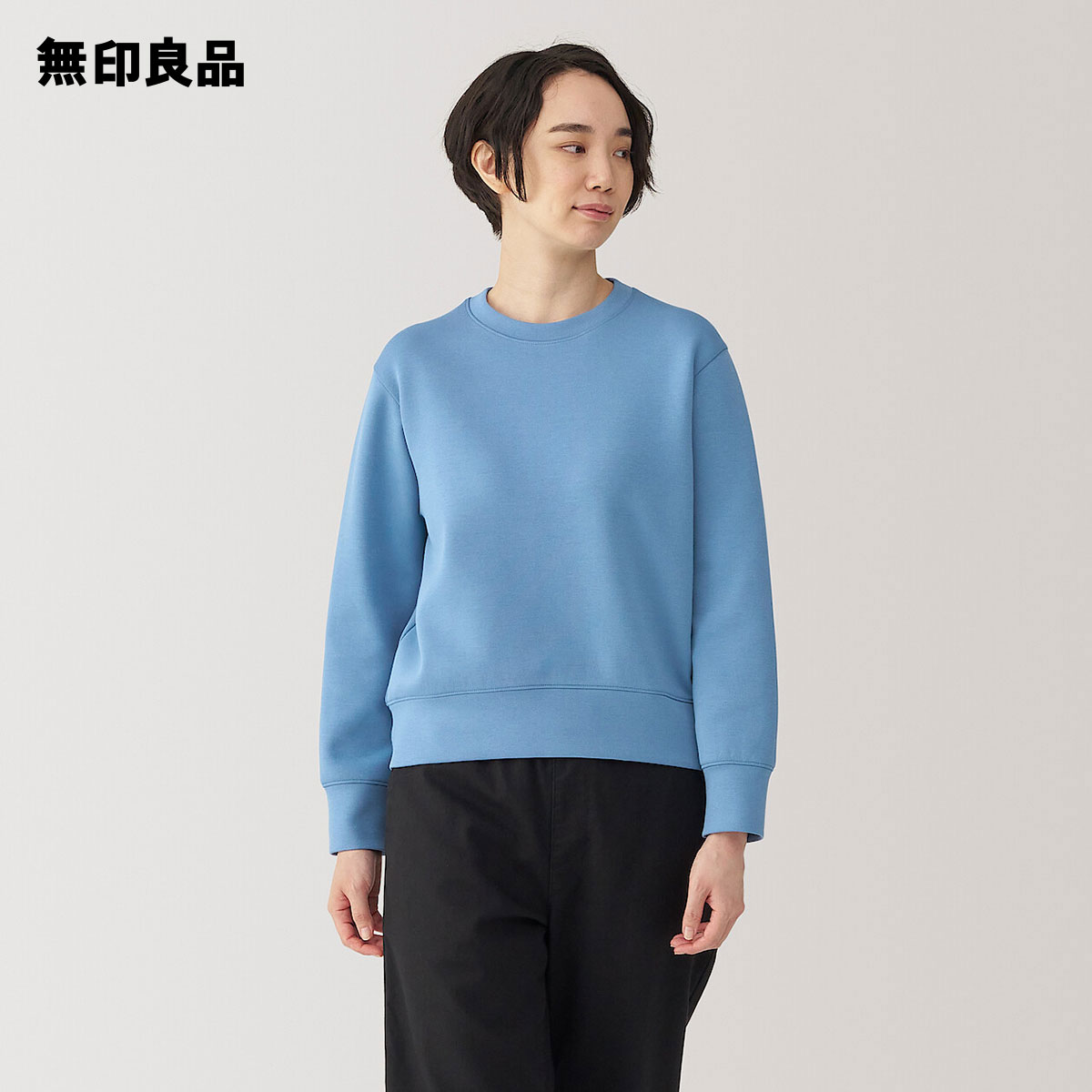【無印良品 公式】婦人 二重編みスウェットシャツのサムネイル